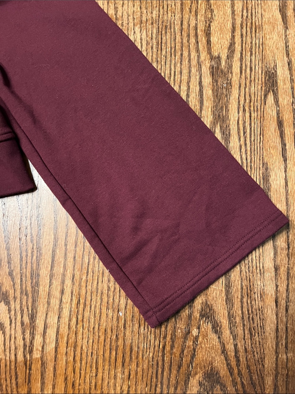 Athleta Steady State Wine Cropped Hooded Sweatshirt - Picture 8 of 9